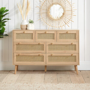 Celina Wooden Chest Of 7 Drawers In Oak