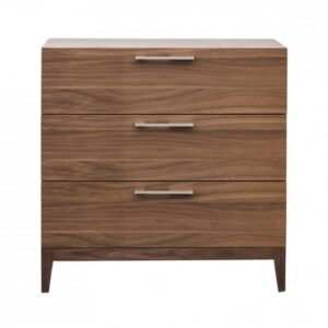 Cais Wooden Chest Of 3 Drawers In Walnut