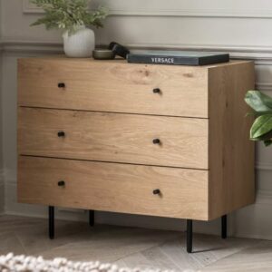 Axamer Wooden Chest Of 3 Drawers In Natural