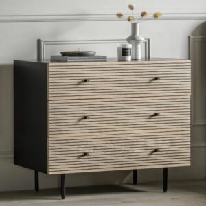 Helena Wooden Chest Of 3 Drawers In Natural
