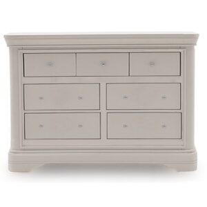 Macon Wooden Chest Of 7 Drawers In Taupe
