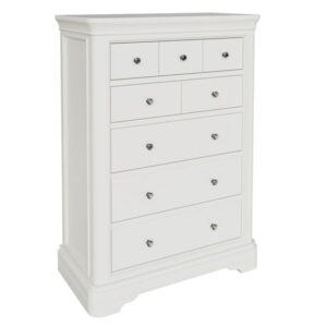 Macon Wooden Chest Of 8 Drawers In White